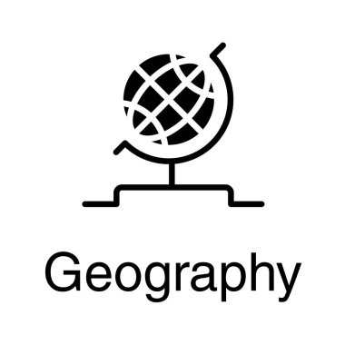 Coğrafya küre vektör katı tasarım 