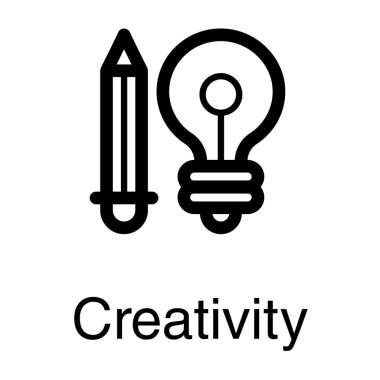 Çizgi tasarımında eğitici yaratıcılık vektörü 