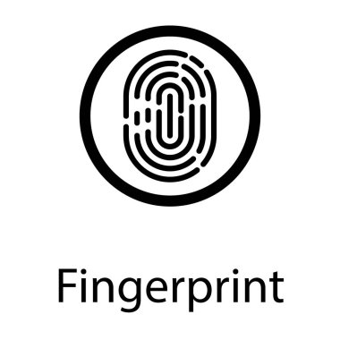 Satır tasarımında başparmak baskı vektörü 