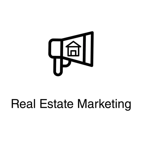Design Vetores Marketing Imobiliário — Vetor de Stock