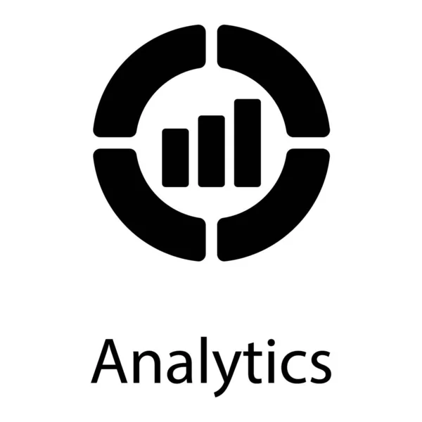Vetor Análise Dados Projeto Sólido —  Vetores de Stock