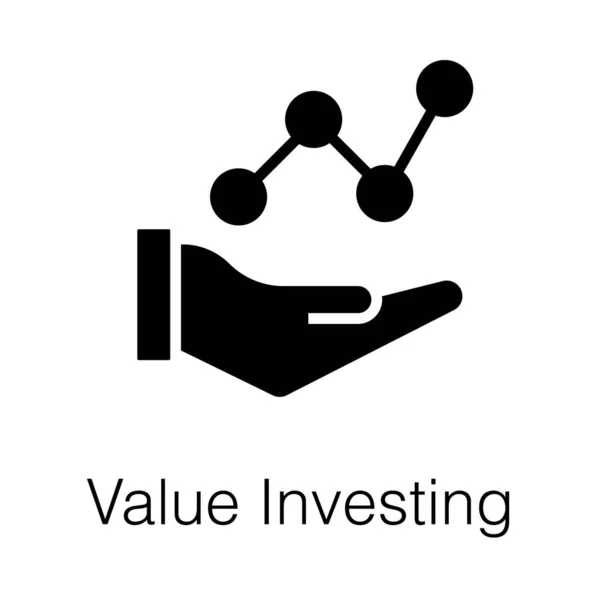 Sólido Vector Inversión Valor — Vector de stock