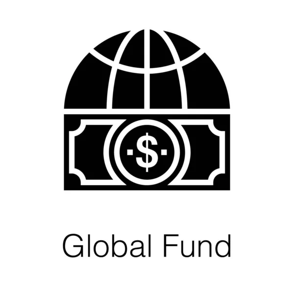 Diseño Vectorial Sólido Del Fondo Global — Vector de stock