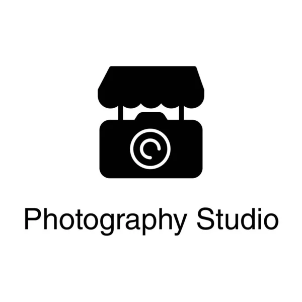 Solid Photography Studio Vector Design — Stock Vector