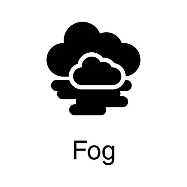 雾云矢量的实心设计 — 图库矢量图片