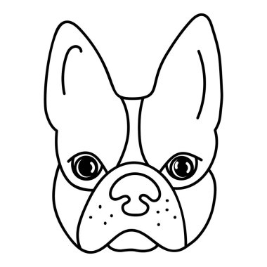 El çizilmiş corgi köpek vektörü 