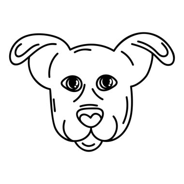 El çizilmiş vahşi köpek vektörü 