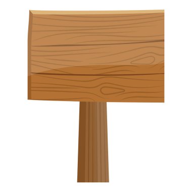 Kılavuz tahtası simgesinin düz tasarımı.