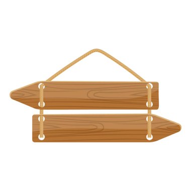 Vintage asılı tabela simgesi düz tasarım.