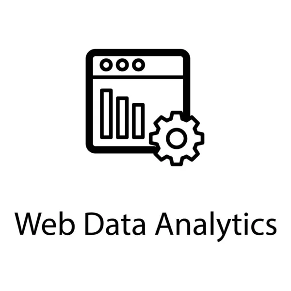 Web Design Vetor Configuração Dados —  Vetores de Stock