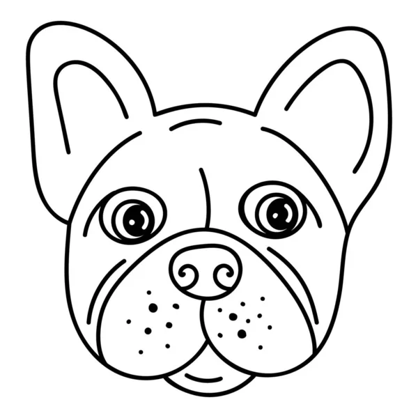 Mano Dibujado Perro Doméstico Vector — Vector de stock
