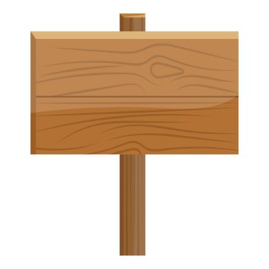 Kılavuz tahtası simgesinin düz tasarımı.