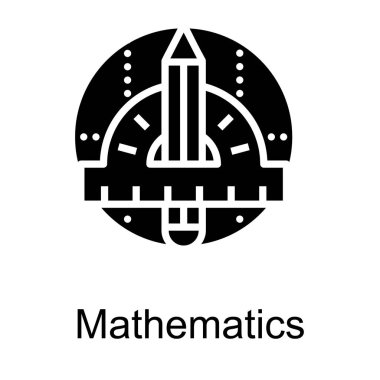 Glyph vektöründe matematik biliminin logosu 