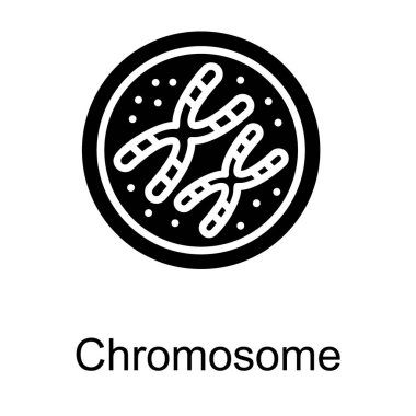 Glyph tasarım vektörünün kromozom logosu 