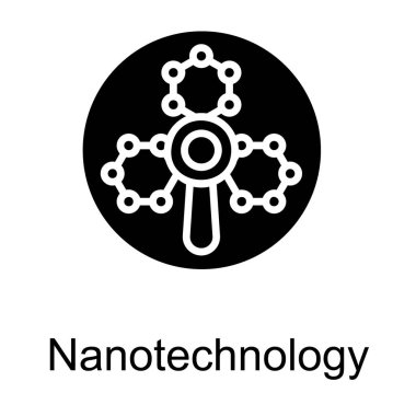 Glyph tasarımında nanoteknoloji logosu 
