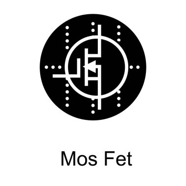 Glyph tasarımında Mosfet sembolü 