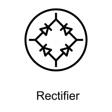 Çizgi vektörde düzeltici logosu 