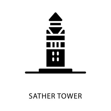 Berkeley saat kulesi glyph simgesi 