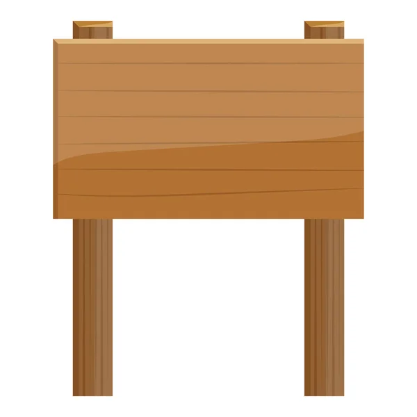 Плоский Дизайн Дерев Яної Дошки Значок — стоковий вектор