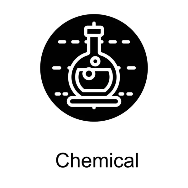 Химическая Колба Твердой Конструкции — стоковый вектор