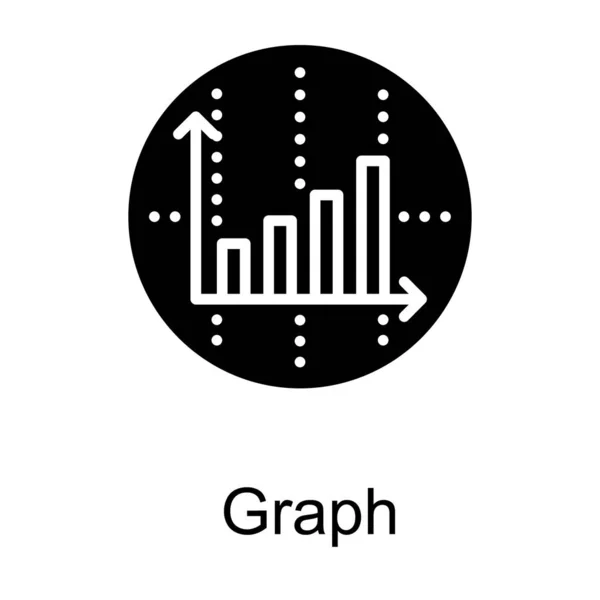 Logo Graphique Dans Vecteur Glyphe — Image vectorielle
