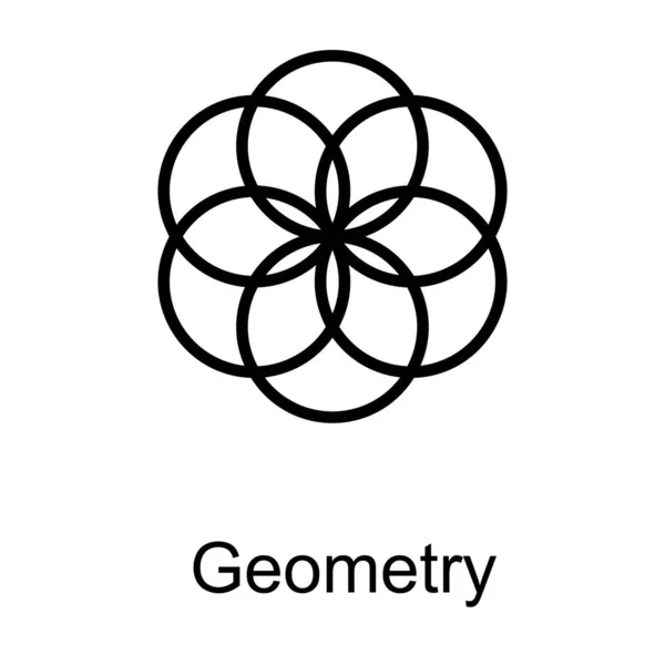 Вектор Логотипа Геометрии — стоковый вектор