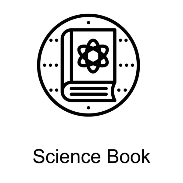 Επιστημονικό Βιβλίο Του Διανυσματικού Σχεδιασμού Γραμμής — Διανυσματικό Αρχείο