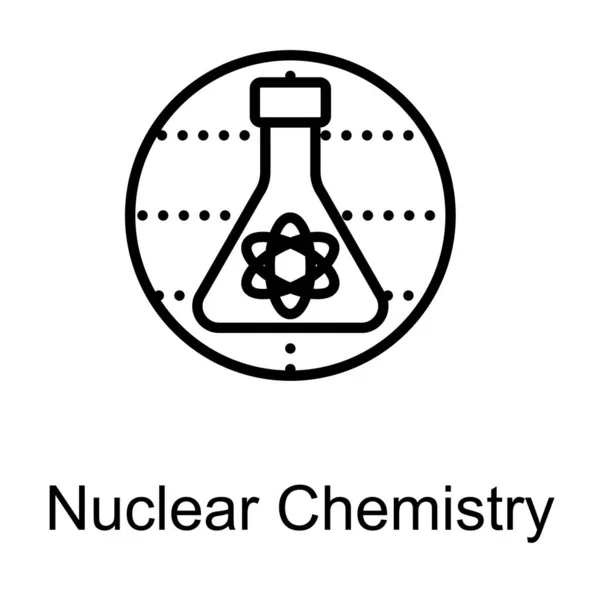 核化科学线标志设计 — 图库矢量图片