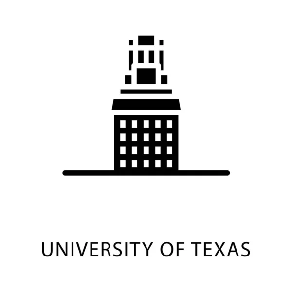 University Texas Symbol Wektor Projektu — Wektor stockowy