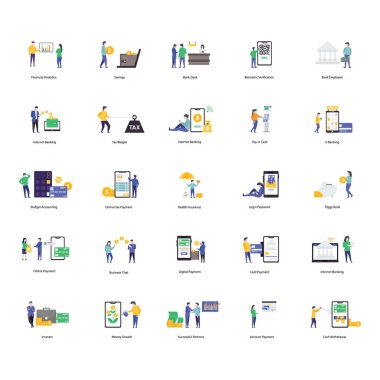 Dijital eğitim düz illüstrasyon sunan paketi çekici ve büyüleyici kavramsal görsel vektörler online öğrenme illüstrasyonlar yönlerini karşılamak. Şimdi süsle. !