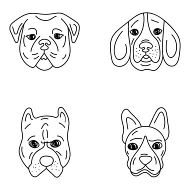 Özel olarak tasarlanmış evcil hayvan portrevektörleri projenizi fantastik yapmak için burada. Mutlu İndirme! 