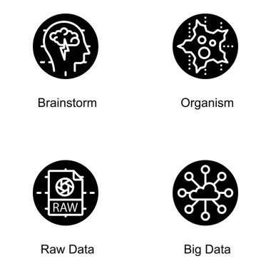 Proje ihtiyaçlarınız için mükemmel olan büyüleyici editable kavramsal görsel vektörleri gösteren kavramsal semboller glyph logosuna buradan bir göz atın. İndirin !
