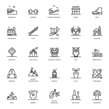 Tasarım projeniz için yapı çizgisi simgeleri paketini sıyoruz. Kullanılabilir vektörlerin tasarım ihtiyaçlarınız için kullanımı kolaydır. 