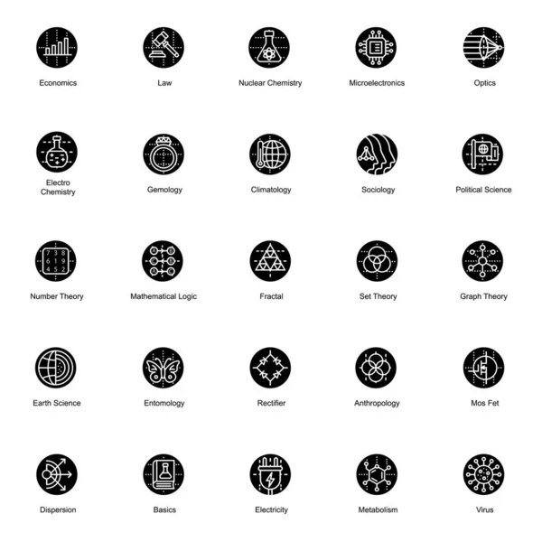 Werfen Sie Hier Einen Blick Auf Konzeptionelle Symbol Glyphen Logos — Stockvektor