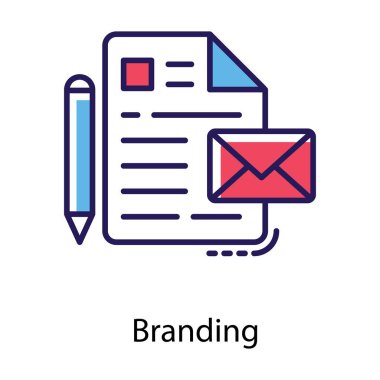 Markadüz simge tasarım vektörü