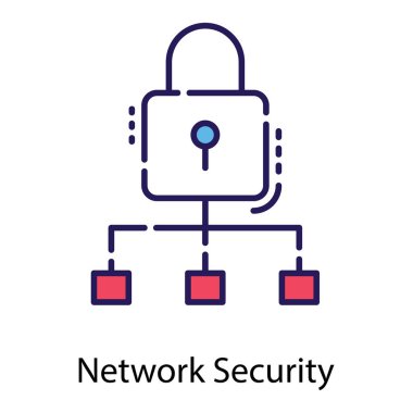 Ağ projeksiyon vektörü düz 