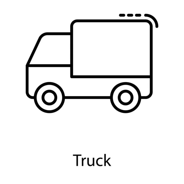 Ikone Des Cargo Van Line Designs — Stockvektor