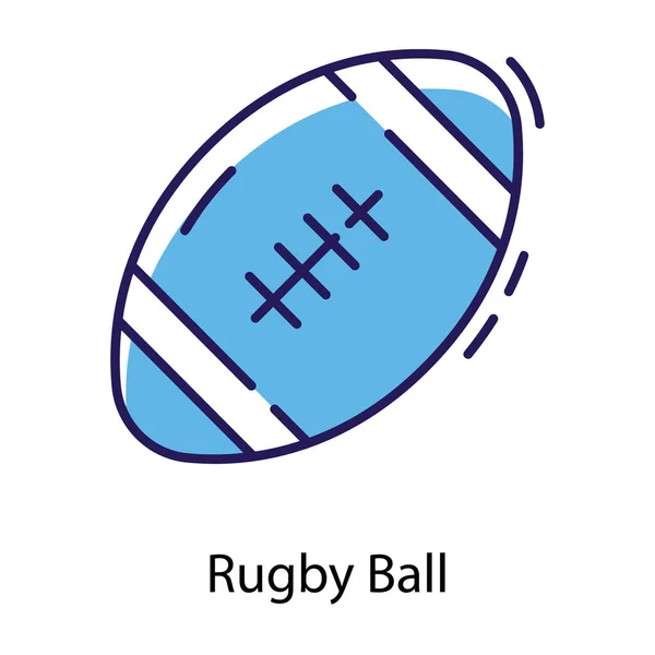 Rugby Sport Ball Vektor Design — Stockvektor