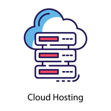 Beyaz arka planda bulut veri depolama 