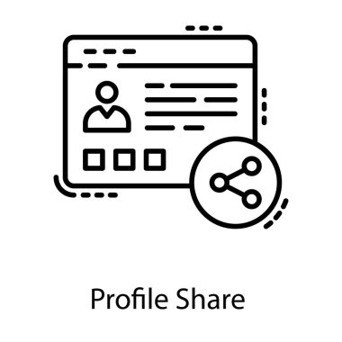 Web sitesi veri paylaşımı vektör tasarımı 