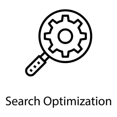 Arama motoru optimizasyonu hattı vektör tasarımı
