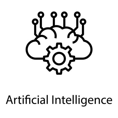 Yapay zeka vektör hattı tasarımı.