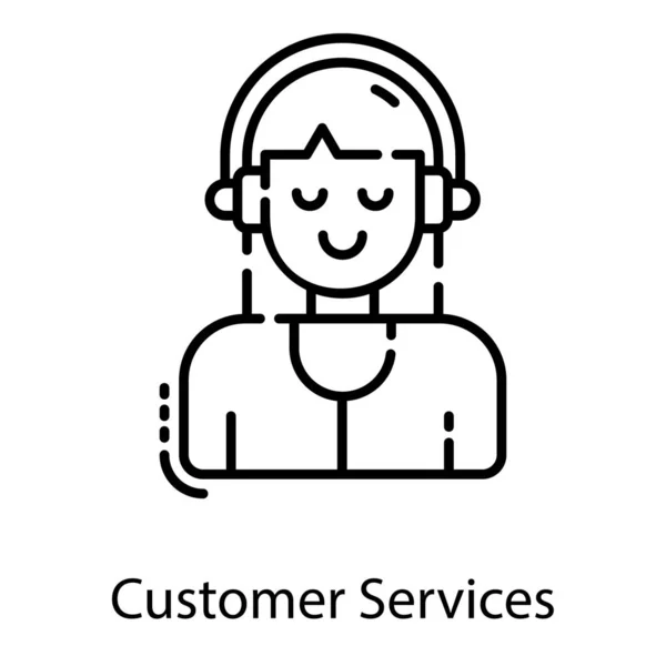 Online Customer Services Glyph Vector Stock Vector by ©vectorspoint