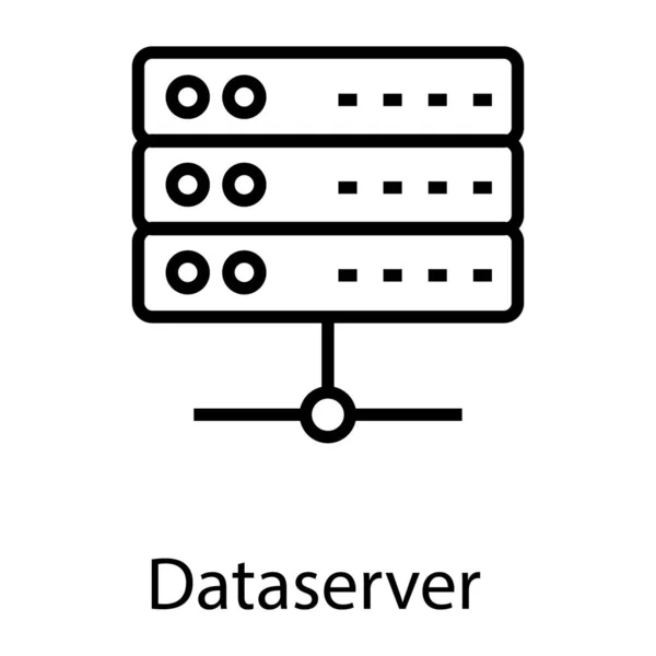 データ サーバー ラック ベクトル設計 — ストックベクタ