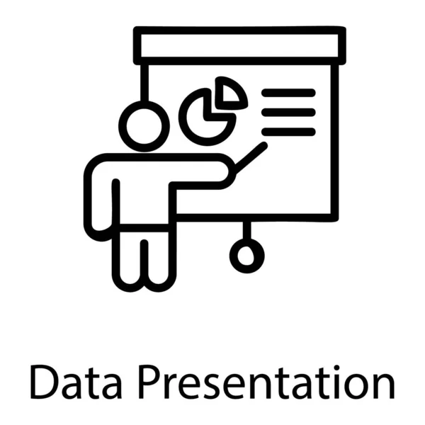 Графический Дизайн Иконок Презентации — стоковый вектор