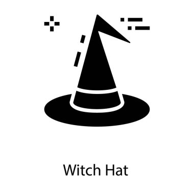 Glyph tasarım vektörcadı şapka 