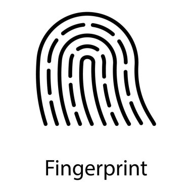 Başparmak tarama doğrulama satırı simgesi 