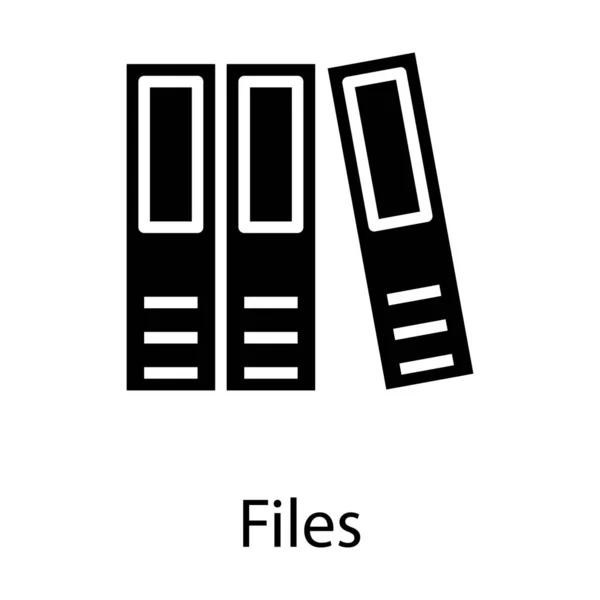 Fichiers Icône Dans Vecteur Solide — Image vectorielle