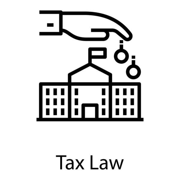 Налоговое Право — стоковый вектор