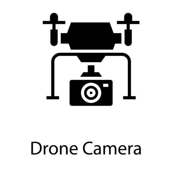 Design Der Drohnen Kamera — Stockvektor